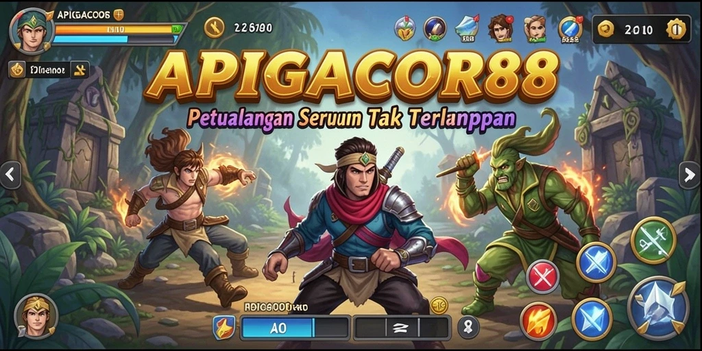 Screenshot APIGACOR88 menampilkan aksi petualangan yang seru dan menegangkan.