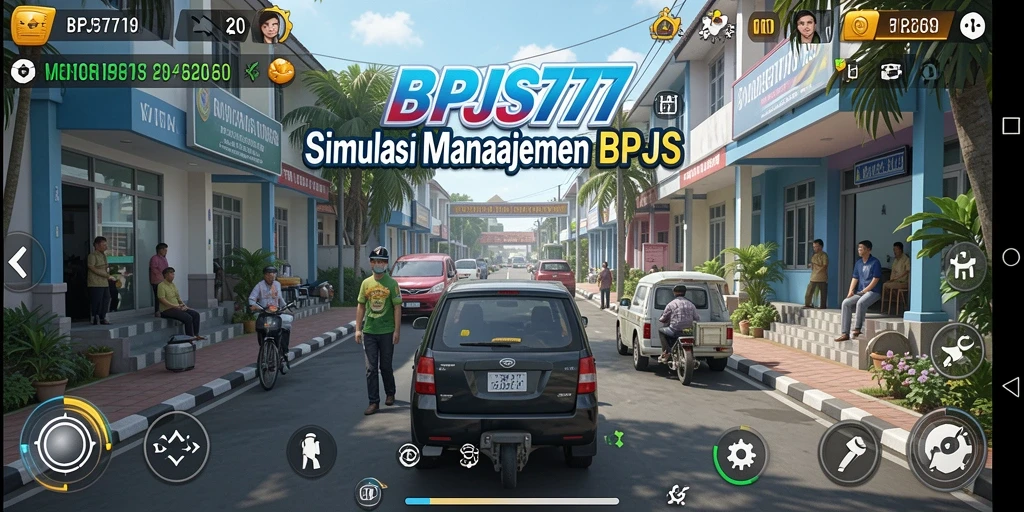 Screenshot gameplay BPJS777 yang menunjukkan simulasi manajemen kesehatan.