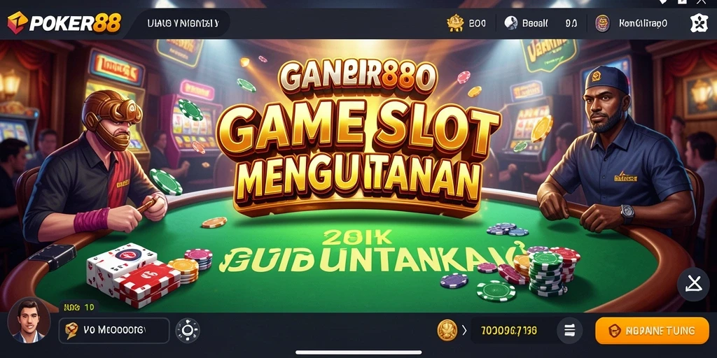 Screenshot dari gameplay seru POKER88 yang menampilkan slot menarik.