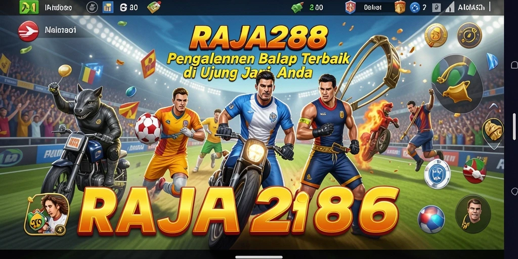 Tampilan gameplay menegangkan dengan mobil balap yang bersaing.