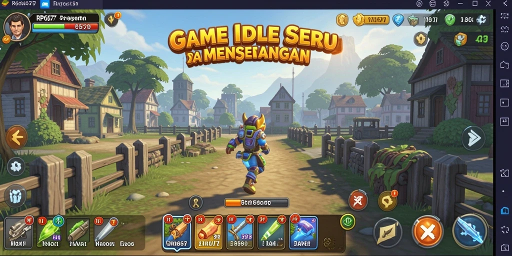Gameplay RP6677 yang menarik dan memikat bagi para pemain Idle.